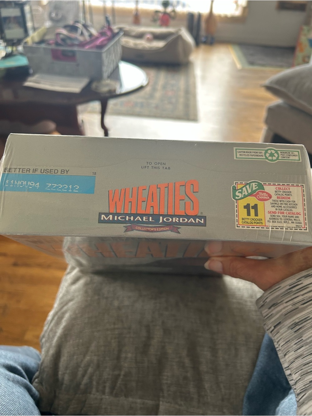 1993 Wheaties Michael Jordan Collector's Edition Cereal Box - Picture 3 of 3
